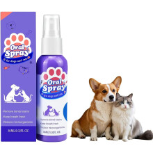 1er-Zahnspray für Haustiere, für Hunde, Katzen, frischer Atem, keine Bürste