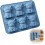 Molde Gelo Vaca Highlander Mini, 3D Silicone, Whiskey e Café 1