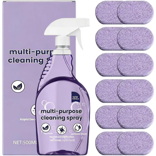 Oven Cleaner Spray – All-Purpose Multi-Surface with Concentrated Tablets