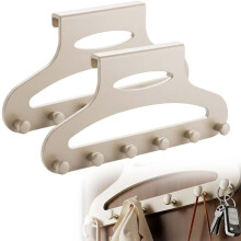 Over-the-Door Hanger Organizer – No Drill Space Saving for Coats & Towels