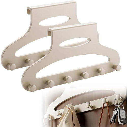 Over-de-deur hanger organizer, wit*2