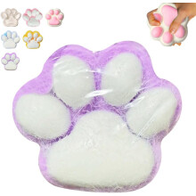 Macskamancs squishy – kézzel készített szilikon nyomó stresszlabda asztalra