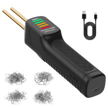 Soldador de Plástico Portátil Inalámbrico, Grapadora Caliente, Soldador de Plástico, Parachoques de Coche, Kit de Herramientas de Reparación de