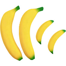 banan Squishy rozciągliwa zabawka - miękka guma wolno odbijający owoc fidget relaks