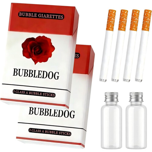 2 pack Δημιουργικός φυσητήρας φυσαλίδων, μίνι ραβδιά ανακούφισης άγχους, δώρο πάρτι