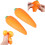 2 Pack λαχανικό Squishy παιχνίδια - γιγάντιο στρες ανακούφιση αισθητηριακό πάρτι 1