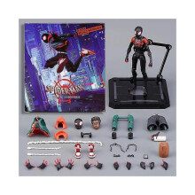 Miles Morales Action Figure Model Spider-man Into The Spider Verse Peter Parker Miles Figurine Toys