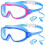 2 pack HD παιδικά γυαλιά κολύμβησης – ευρεία θέα anti fog UV προστασία 1