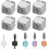 6-pack magnetische kabel organizer clips, wit 1