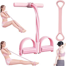 Banda resistenza yoga elastica multifunzione – Banda pedale con maniglia, antiscivolo, corpo intero