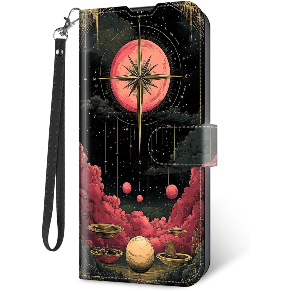 Wallet Case For Motorola Moto G Stylus 5G 2024 Â Rfid Blocking, Flip Cover, Mushroom Forest 5437706982609