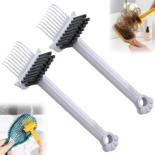 2 Pack Brosse Nettoyage Peigne Portable – Nettoyeur Brosse Cheveux pour Voyage & Salons
