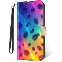 Étui Portefeuille Motorola Edge 2022 – Blocage RFID, Vache Highland Tournesol Design