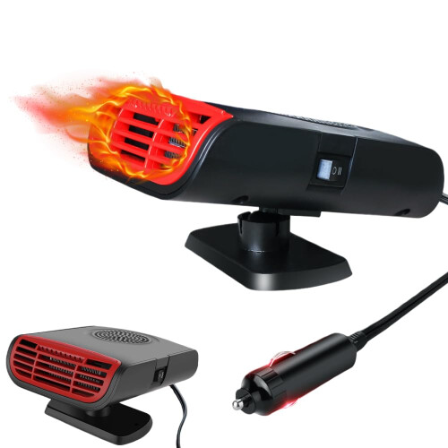 Riscaldatore auto portatile, 12V sbrina parabrezza