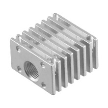 For V6 Single Hot End Radiator DIY Heat Sink All Metal Heat Sink 3D Printer Accessories 30x30mm