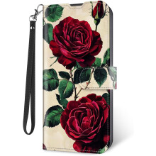 Étui Portefeuille Moto G Stylus 5G 2025 – Blocage RFID, Design Deux Roses