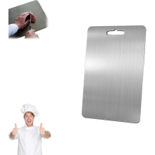 Planche découpe titane pur 100%, double face