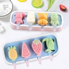 Niedliche Silikon Mini Eis am Stiel Formen, BPA-frei hausgemachte Eiscreme Maker