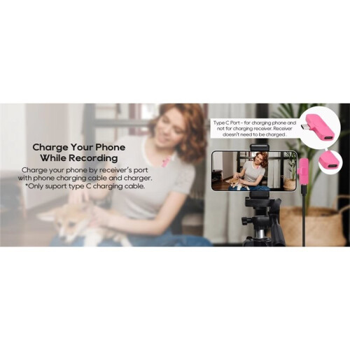 Wireless Lavalier Microphone Portable Audio Video Recording  Microphone for Android PC Camera Live Gaming Phone 1