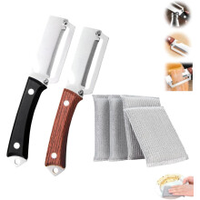 αποφλοιωτής λαχανικών, 2 σε 1 με 4 πανάκια - Vegetable peeler with bottle opener