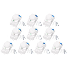 10X 5.8GHz System LED Microwave 360 Degree Motion Sensor Light Body Motion Detector