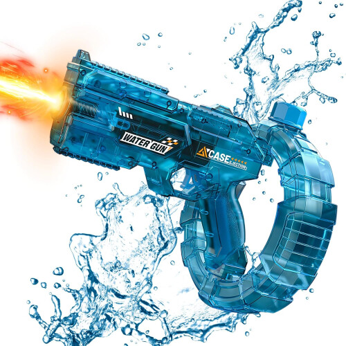 Pistolet eau électrique 2026, automatique LED flash