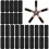 30 Stück Deckenventilatorfilter für Klingen - Aktivkohle-Deckenventilator-Luftreiniger-Pads - Deckenventilatorblatt-Luftfilter 1