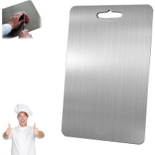 Planche découpe titane pur 100%, double face