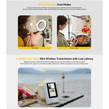Phone Selfie Monitor 3.1inch IPS Display Magnetic Wired Wireless Camera Monitor for Mobile Photography Wireless