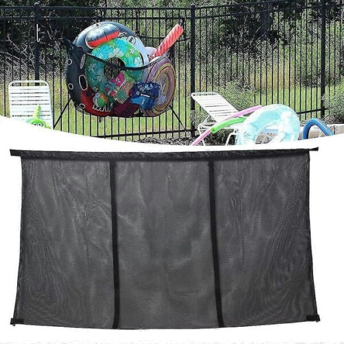 Pool Float Storage Bag, Adjustable Mesh Organizer 2