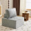 Einzelsofa, Kleine Sitzgarnitur,Wohnzimmer-Sessel,Sitzsack,Sofa für Schlafzimmer, Gästezimmer oder Kinderzimmer 2