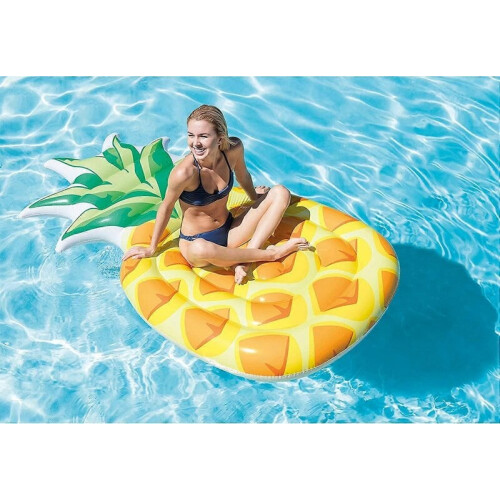 Aufblasbare Matte in Ananas-Optik, 85" x 49" 2