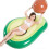 Inflatable pool float, avocado shaped shell shaped float 5