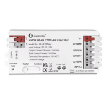 GLEDOPTO ContrĂ´leur LED ESP32 PWM WLED 5 Modes en 1 12-24 V WiFi ContrĂ´le par Application pour Bande Lumineuse RGBCCT RGBW RGB WWCW CCT