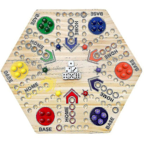 Επιτραπέζιο παιχνίδι Ludo για 4 άτομα, 6 άτομα, επιτραπέζιο παιχνίδι πάρτι M 1