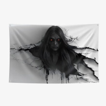 Halloween Horror Hintergrundtuch, 3D Stereo Fotohintergrund