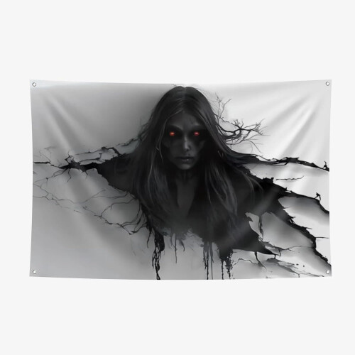 Halloween Terror Background Cloth, 3D Stereo Photo