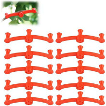 10 clips entrenamiento plantas, soporte tallo.