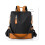 Schwarzer Damenrucksack aus Polyurethan, Polyester und Kunstleder 5
