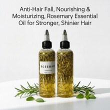 (120ml) Rosemary Hair Care Oil for Deep Repair, Herbal Scalp Treatment, Nourishing Essence Oil for Damaged Hair
