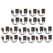 1080P AHD/HD-CVI/TVI/CVBS Passive HD Video Balun Transmitter 20 Pairs (UTP to 350M-600M)