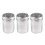 3X Silver Stainless Steel Mesh Tube Type Dusters Dusting Salt Shaker Spice Jar 1