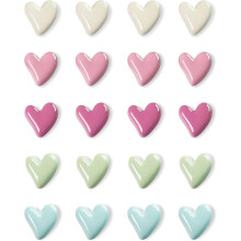 20 Cute Fridge Magnets, Colored, White Cabinet Stickers