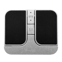 Square Mouse Wireless Computer Mouse 3 Mode BT/2.4G/USB  Capacitive Mouse for PC Laptop Notebook Desktop Silver