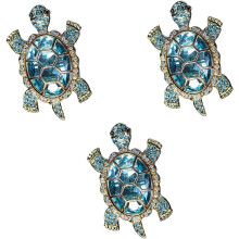 Sea Turtle Air Freshener, Crystal Rhinestone, Blue