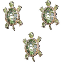 Sea Turtle Air Freshener, Rhinestone, Green