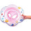 Inflatable baby swimming ring with bath seat and float 4