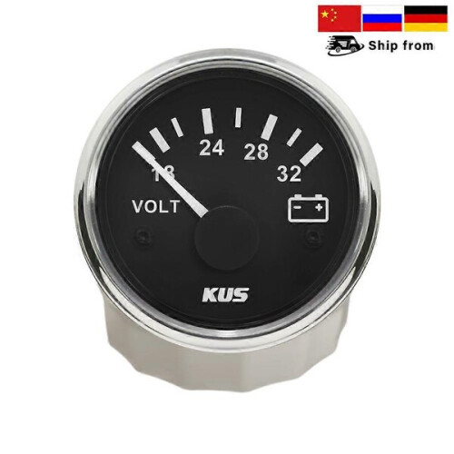 KUS Marine Auto βελόνα/ψηφιακός μετρητής τάσης 12V 24V για σκάφη 2
