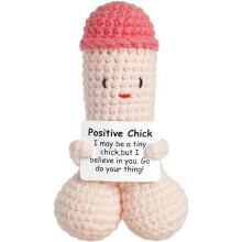 Dick, mini vicces pozitív kézzel készített dick baba ajándék, asztali dekoráció