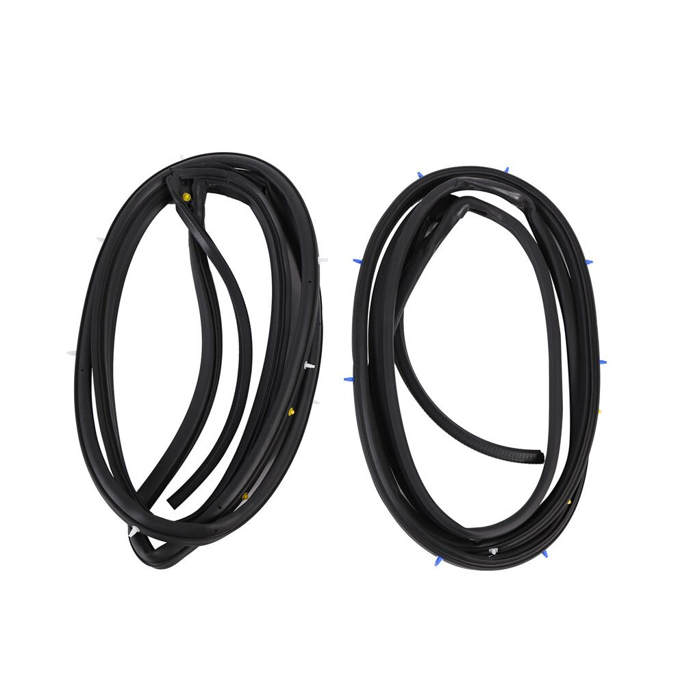 1Pair Rear Door Weatherstrip Waterproof Adhesive Strip 72850-Sna-A01 72810-Sna-A01 For 2006-2010 6031300666546